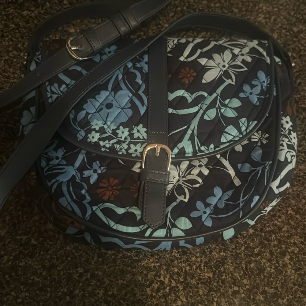 Vera Bradley flower women’s shoulder strap purse